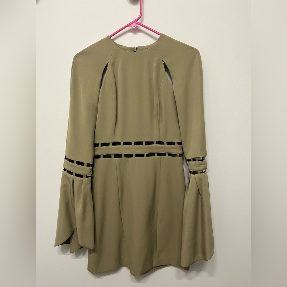 Elegant Sage Mini Dress
